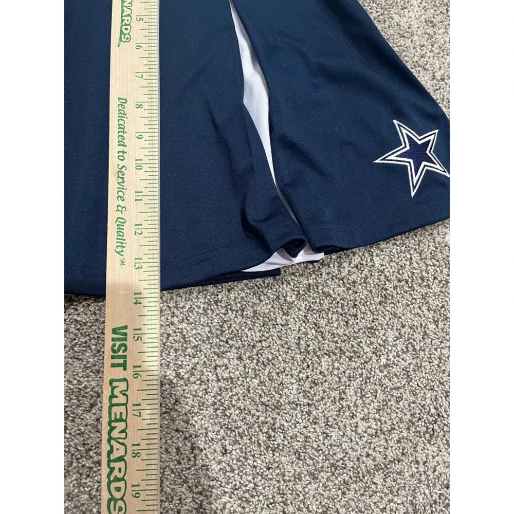 NFL Dallas Cowboys Girls Cheerleader Outfit 2pc Set Navy White Star Medium 10/12
